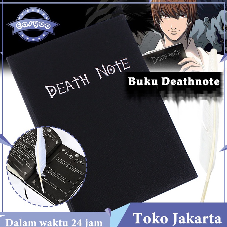 

Buruan Beli Anime Buku Death Note Book Catatan Dengan Casing Dan Pena Bulu Dan Pembatas Buku Deathnote A45
