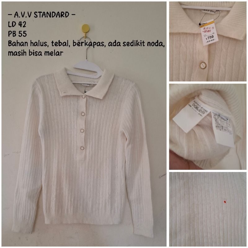 AVV Standard Atasan Broken White