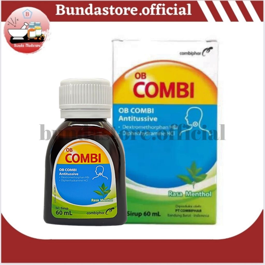 OBH Combi Antitusif Rasa Menthol 60 ml - Batuk Kering - Membandel - Gatal Tenggorokan
