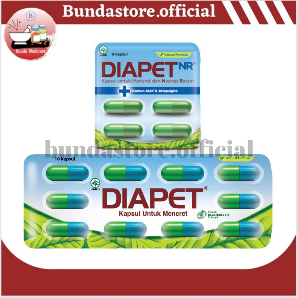 Diapet NR dan Diapet Tab Obat Diare