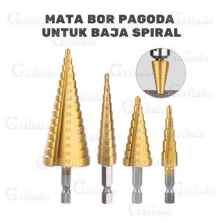 MATA BOR PAGODA UNTUK BAJA SPIRAL MB0860 MATA BOR SPIRAL EMAS