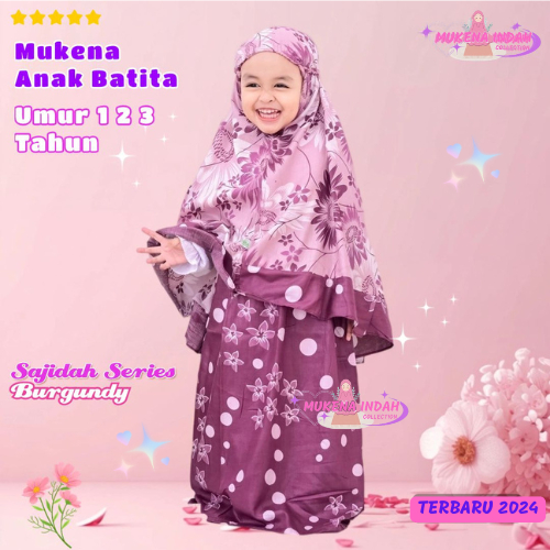 Mukena Anak Balita Umur 1 2 3 Tahun dan Tk SD Tanggung Couple Ibu Size Jumbo Terbaru 2024