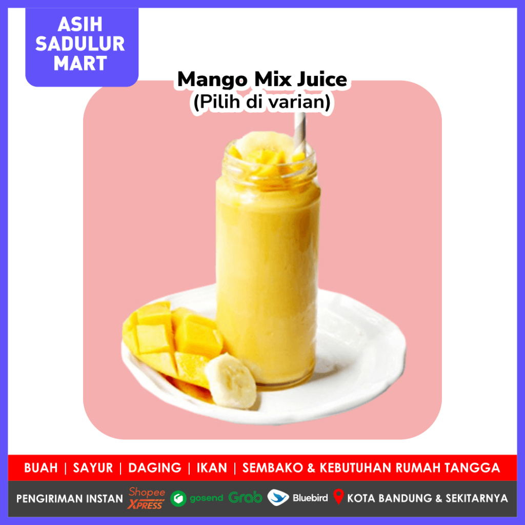 

Jus Mangga Campur +-300ml | Mango Mix Juice Promo Bandung