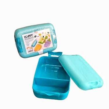 TEMPAT MAKAN MISTING MURAH / KOTAK BEKAL ANAK SEKAT 2 /  KIARA HAPPY LUNCH BOX  / OMPRONG