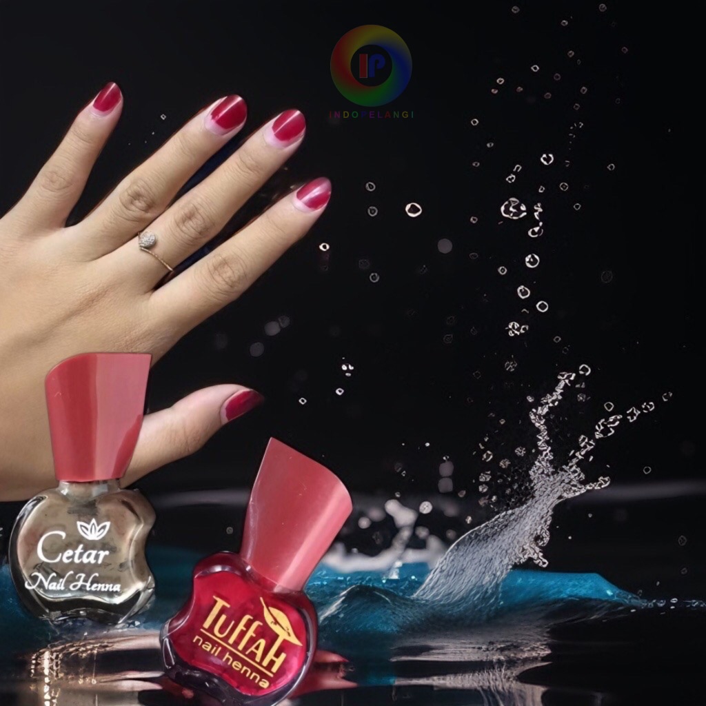 Cetar kutek halal muslimah Tuffah nail henna cat kuku inai kuku kutex nail kitek kuku halal tufah he