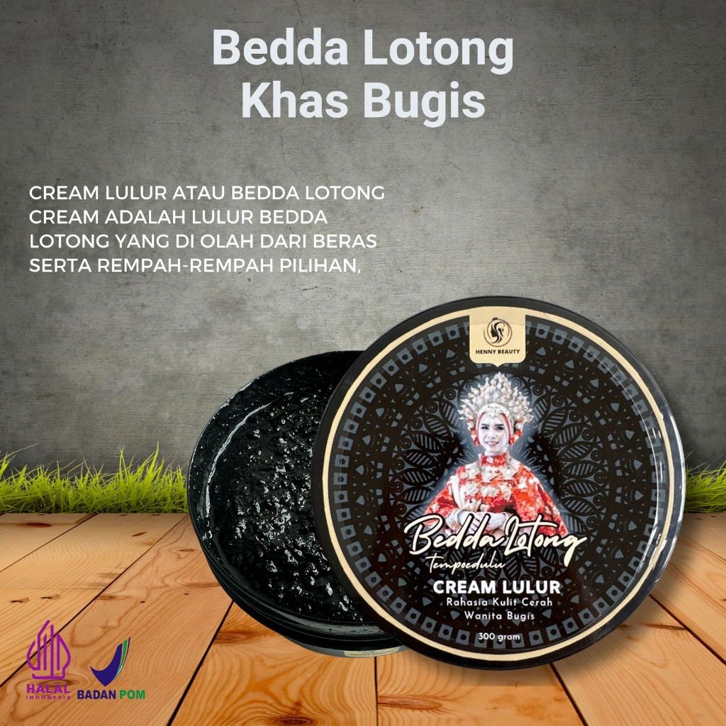 Lulur Badan Bedda Lotong 300gr|LULUR BEDDA LOTONG BY HENNY BEAUTY LULUR BEDAK LOTONG PEMUTIH KULIT B