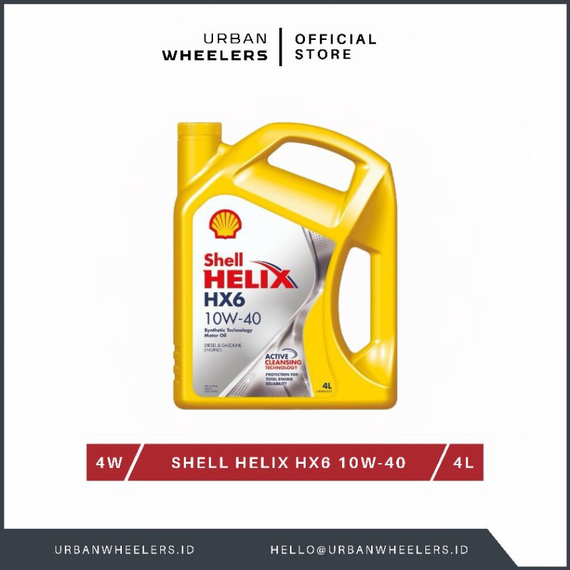 SHELL HELIX HX6 10W-40 | Oli Mesin Mobil