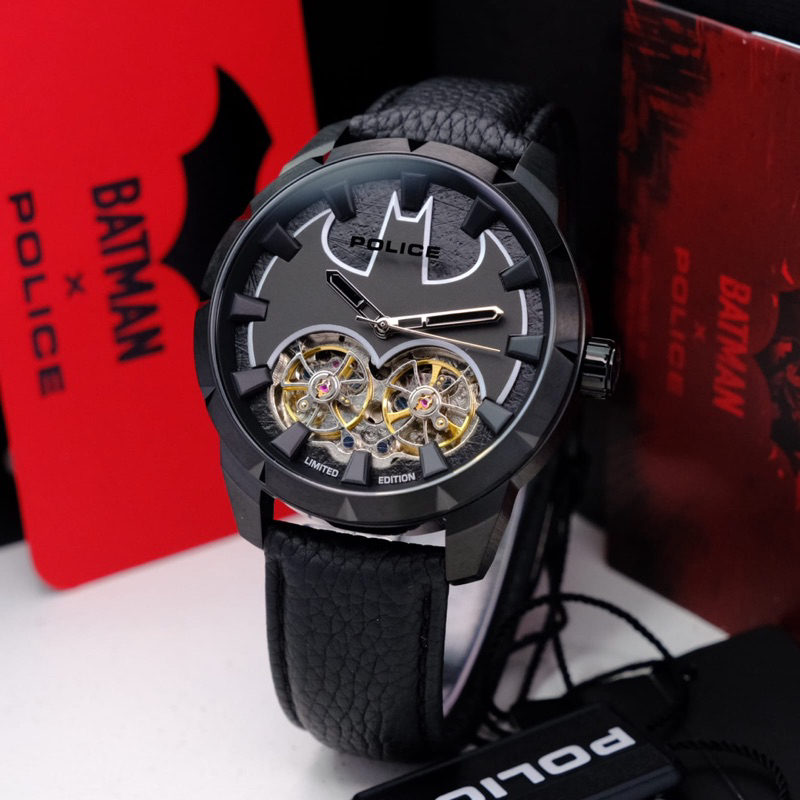 Jam tangan Police Limited Edition Series Batman original Garansi 1 tahun