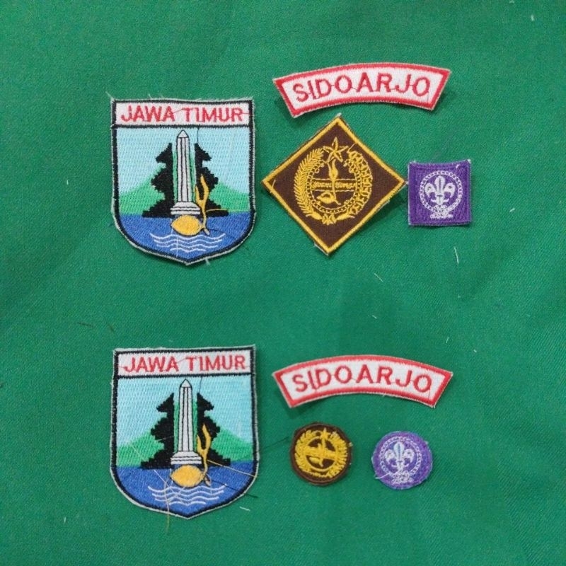 bet pramuka lengkap/badge pramuka lengkap Jatim/kota lengkap
