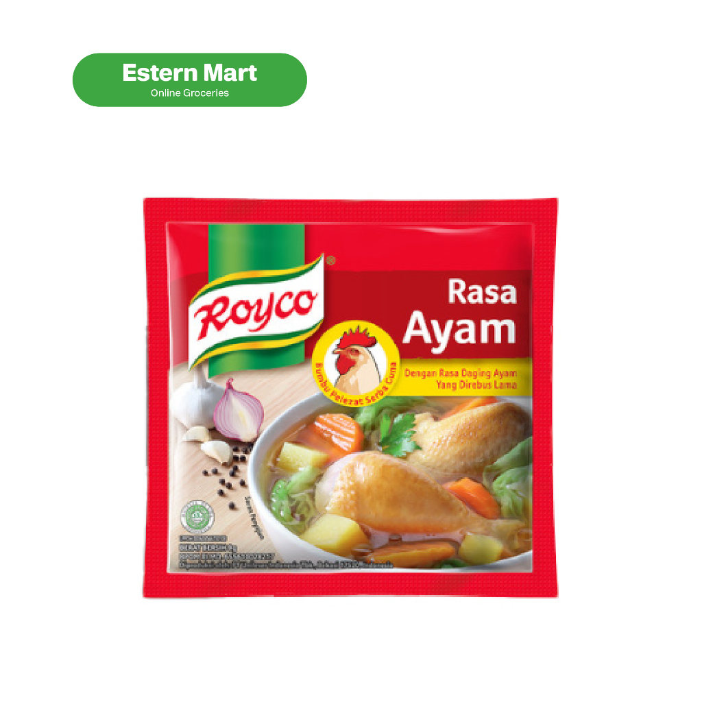 

Royco ayam 8gr | penyedap rasa ayam | kaldu ayam | bumbu bubuk | penambah rasa sapi