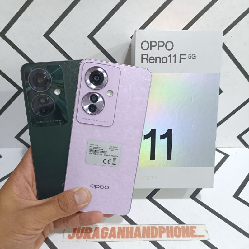 Oppo Reno 11F 5G 8/256GB Hp Second Bekas Fullset