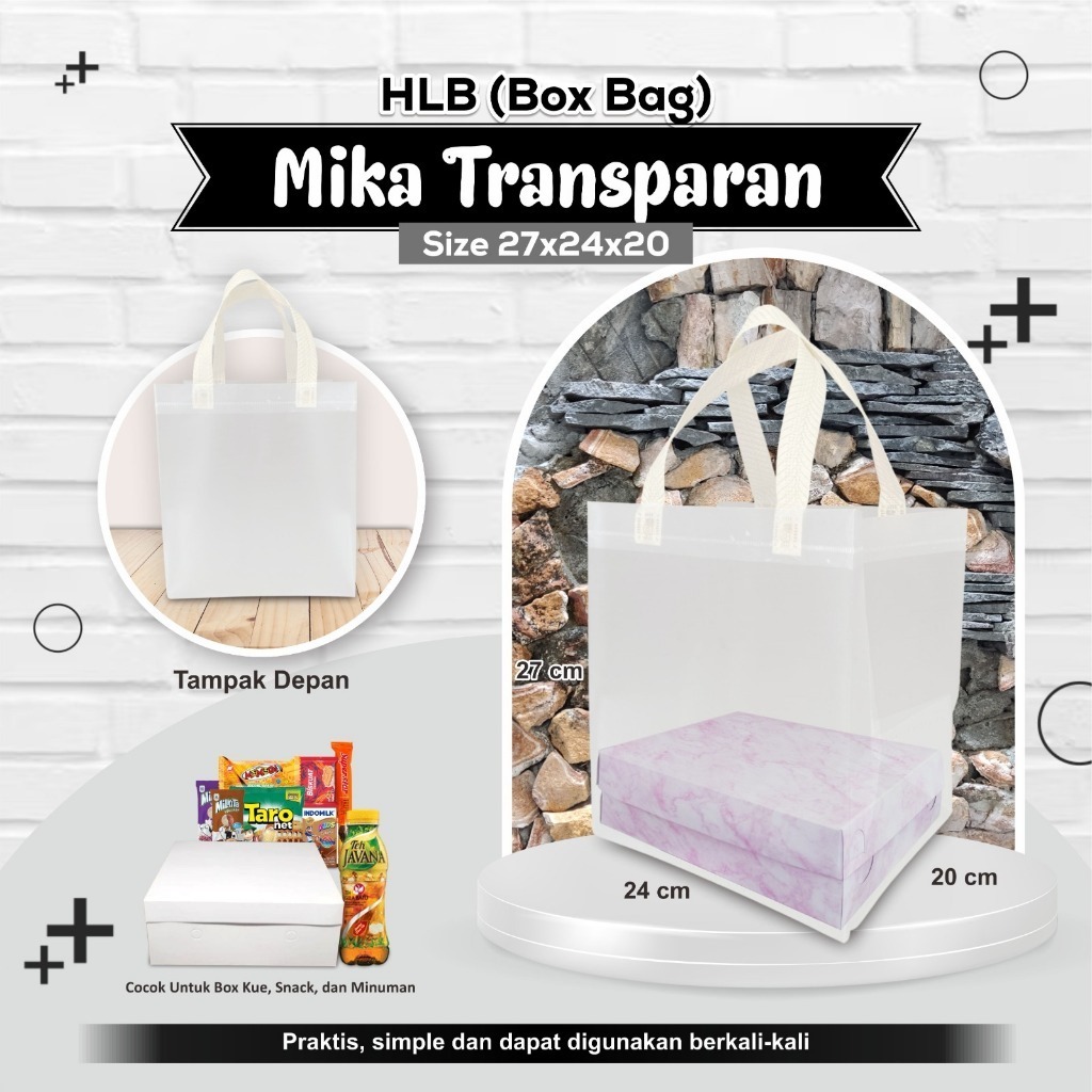 

Tas Hajatan Tas Nasi Kotak Goodie Bag Tasyakuran BOX NASI MIKA DOFF 27x24x20