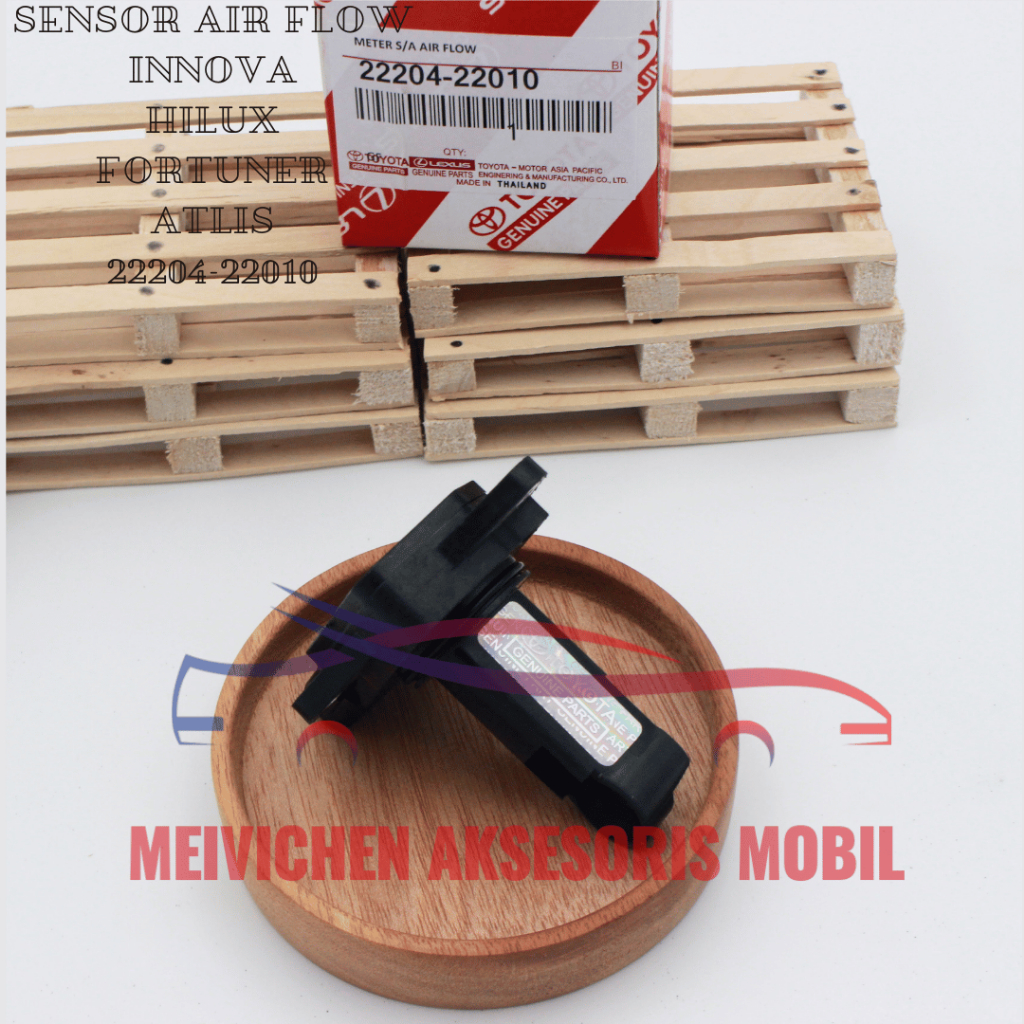 SENSOR AIR FLOW MAF MOBIL TOYOTA INNOVA BENSIN FORTUNER HILUX VIOS YARIS OEM BERGARANSI