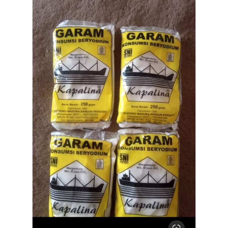 

Kapalina Garam ber yodium 250Gr