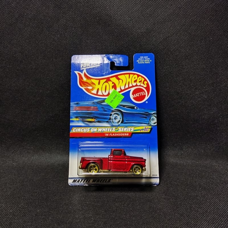 hotwheels flashsider blue card