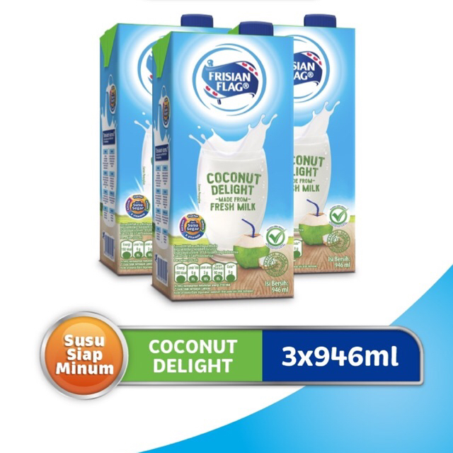 

Frisian Flag Family UHT Coconut Delight 946ml (3 pcs )