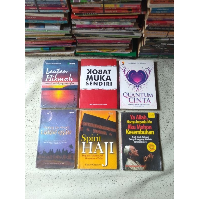 Buku Religi Islam, LAUTAN HIKMAH, TABOK MUKA SENDIRI, QUANTUM CINTA, Strategi Jitu Meraih LAILATUL Q