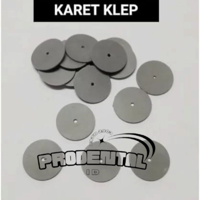 Karet Klep gigi palsu isi 10