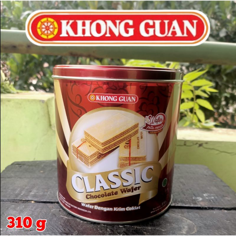 

Khong Guan wafer classic kemasan kaleng 310 gram