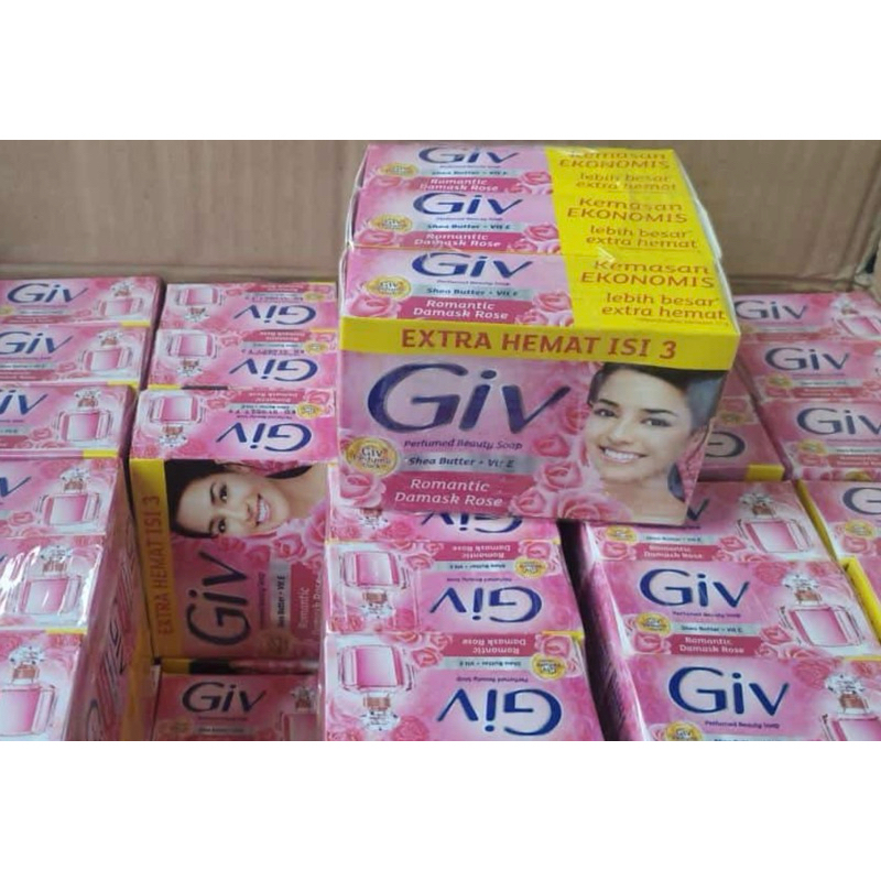 Sabun  Batang Giv 100 gr x 3pcs Kemasan Besar