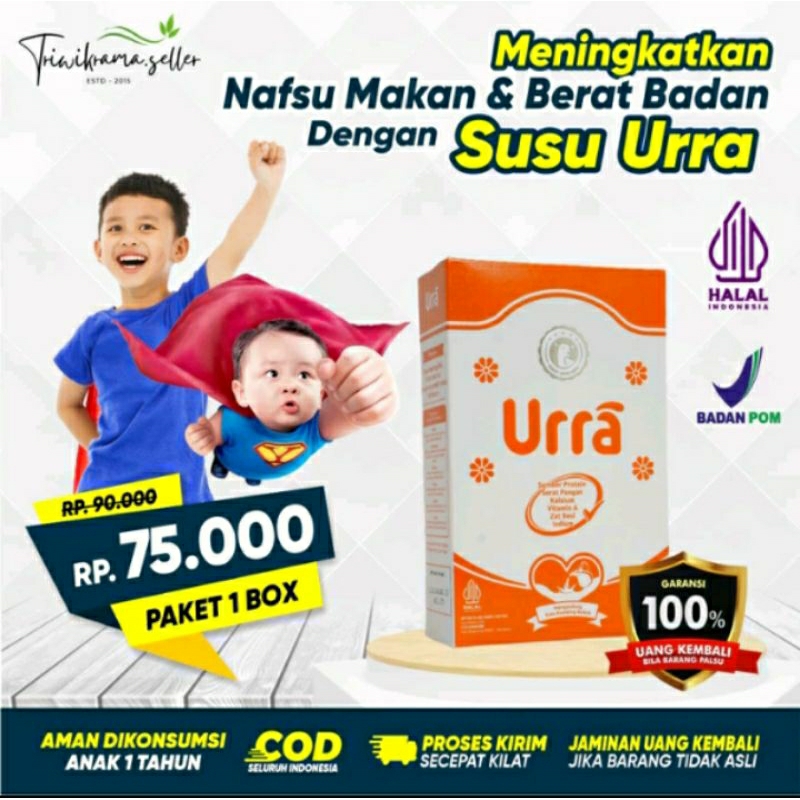 susu urra penambah berat badan.                                                                     