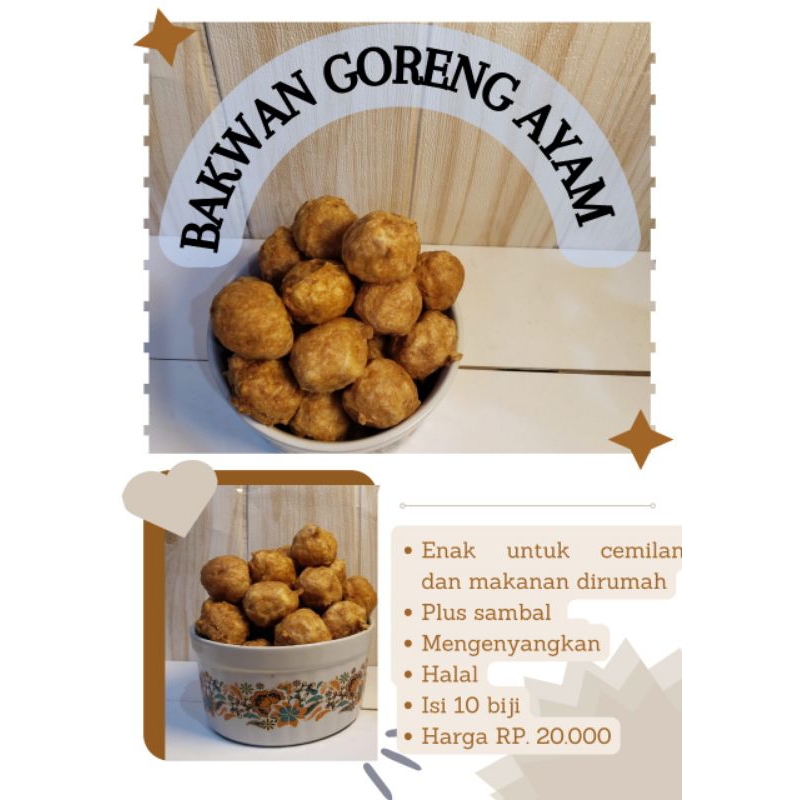 

Bakwan Goreng Ayam (Isi 10 Biji)