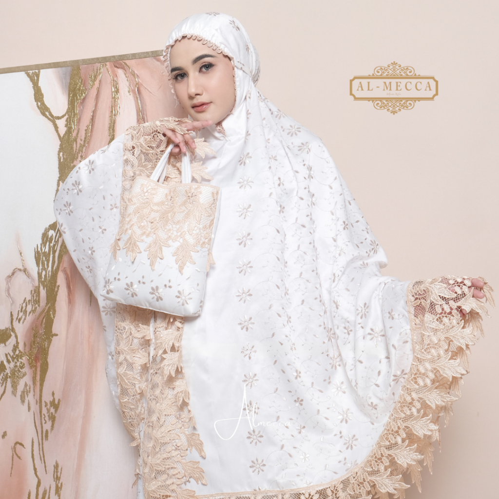 NEW ARRIVAL ALMECCA - MUKENA DEWASA DAILY AL-MECCA SUTRA MILLO TRAVELING MEWAH