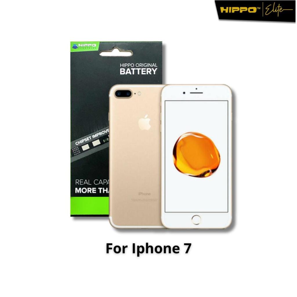 Hippo Baterai iPhone 7 1960Mah Original Battery Batere Premium Batu Batre Batrai Handphone