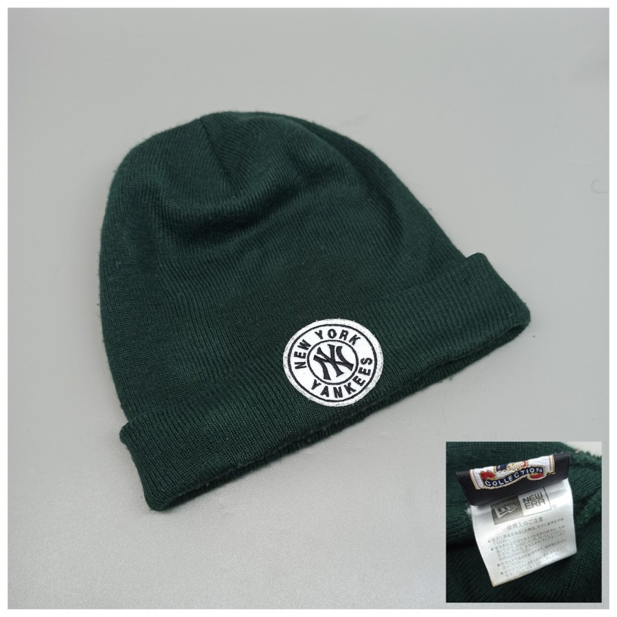 Topi New Era NY Yankees Beanie Hat Kupluk Second Original 868