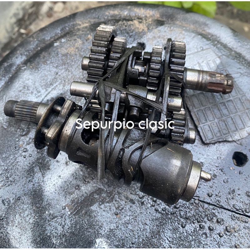 gigi rasio supra 125 kharisma original transmisi supra 125