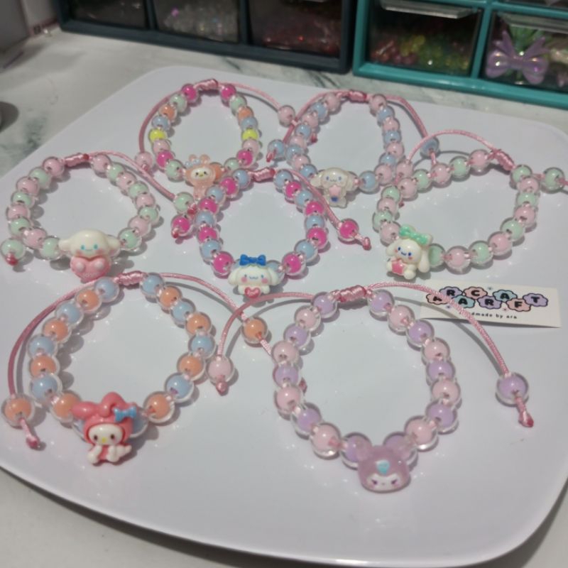 Gelang anak perempuan beads bracelet Sanrio series