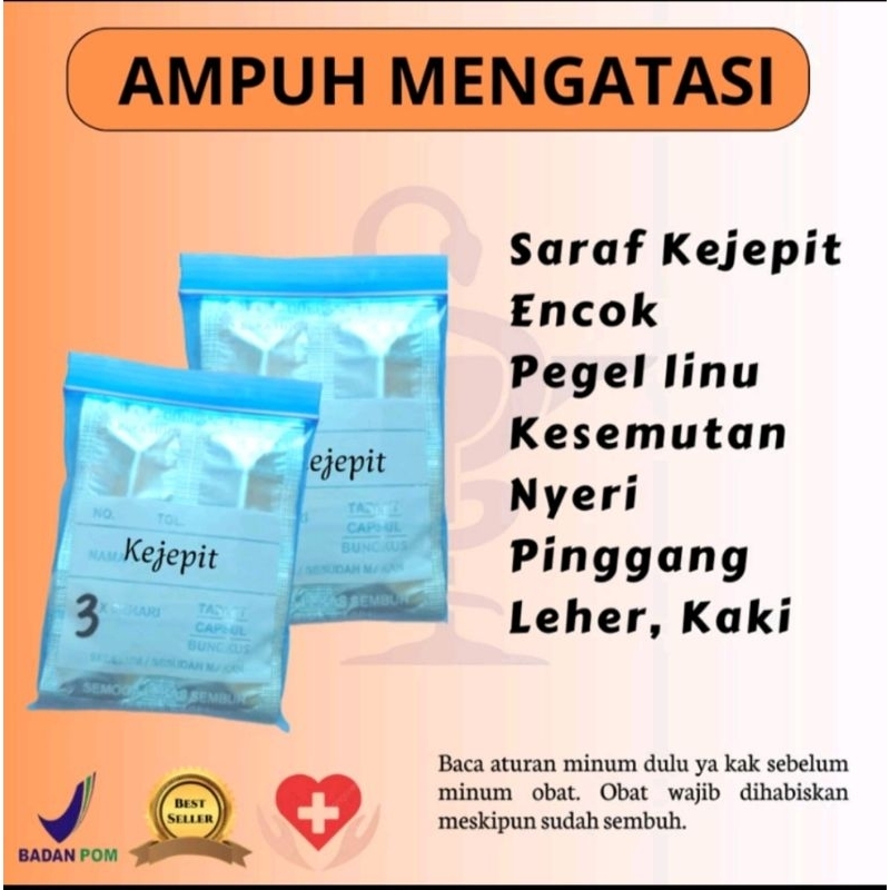 

obat syaraf kejepit, encok, sakit pinggang, pegal linu, nyeri punggung, leher kaku
