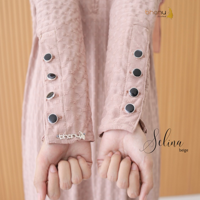 Hot Deals Ifabhanu - Selina Lambador Knit Premium Abaya_Gamis_Dress By Bhanu.Excellent