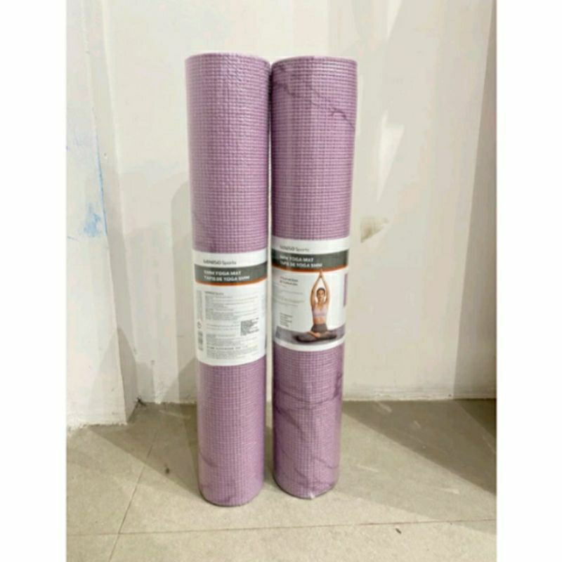 MINISO Matras Yoga 5mm | Non Slip Olahraga Workout