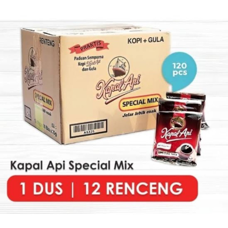 

kopi kapal api special mix 1 karton 12 renceng