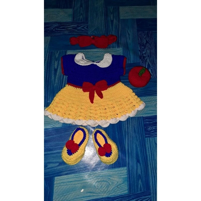 costum snowhite bayi/costum photoshoot newborn