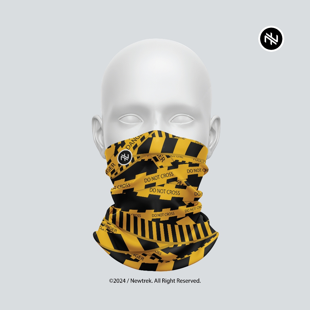 Newtrek Masker Bandana Multifungsi - Poly Microfiber Vol.2 Police Line
