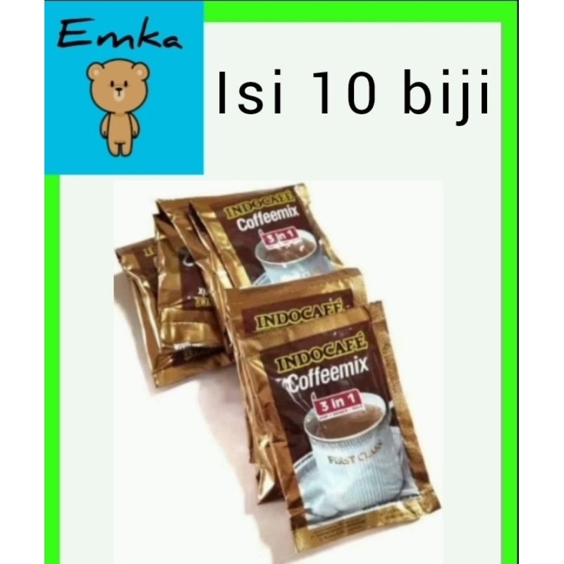 

indocafe coffeemix 20 gram isi 10 biji
