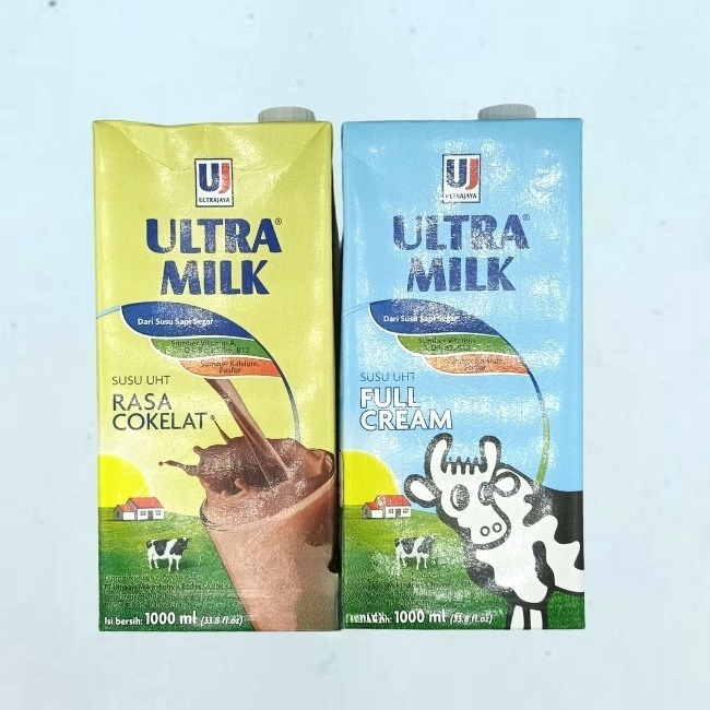 

Ultra Milk Susu UHT Full Cream / Coklat Cair 1Liter / Dus