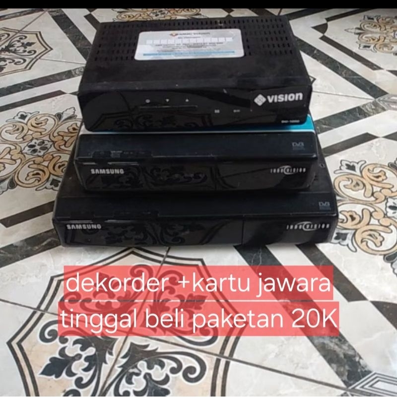 Reciver dekorder  Mnc vision /Indovision Jawara vision Mpek4