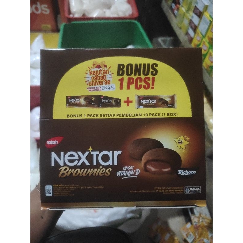 

Nabati nextar Brwonies Nastar Coklat