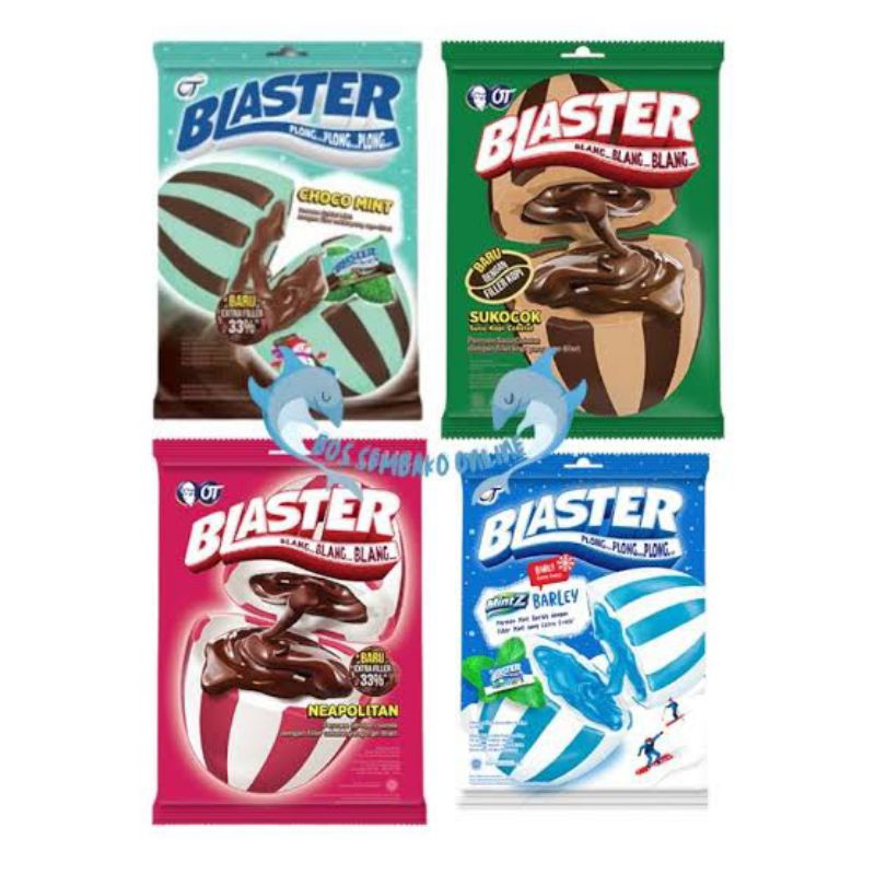 

blaster 110gr neopolitan/choco mint PROMO!!