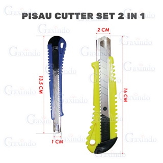 

PISAU CUTTER SET 2 IN 1 C3400 PISAU CUTTER PEMOTONG TAJAM PISO CUTTER