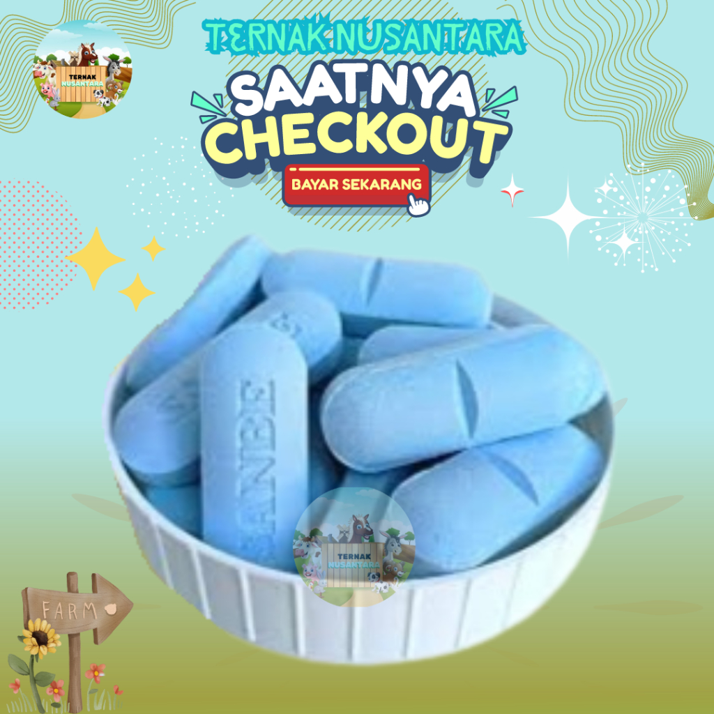 ECER Flukicide Sanbe Harga 1 Bolus - Obat Cacing Untuk Hewan Ternak