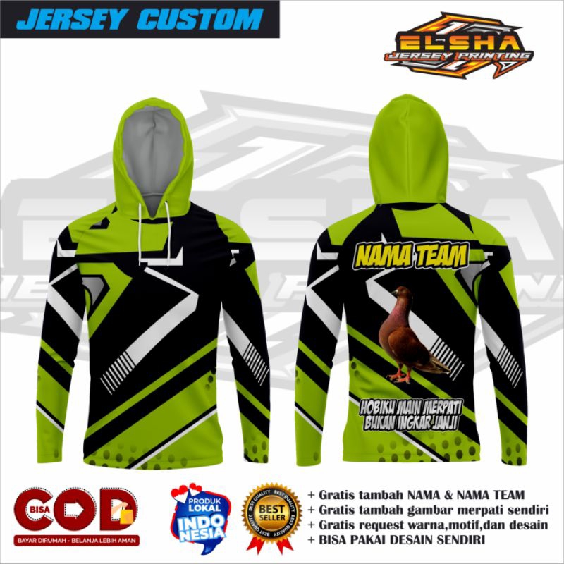 JERSEY MERPATI/JERSEY MERPATI BALAP/JERSEY MERPATI KOLONG CUSTOM NAMA/JERSEY MERPATI TERMURAH DAN BE