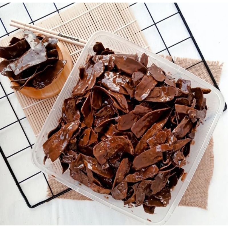 

500GR PREMIUM KERIPIK PISANG COKLAT LUMER