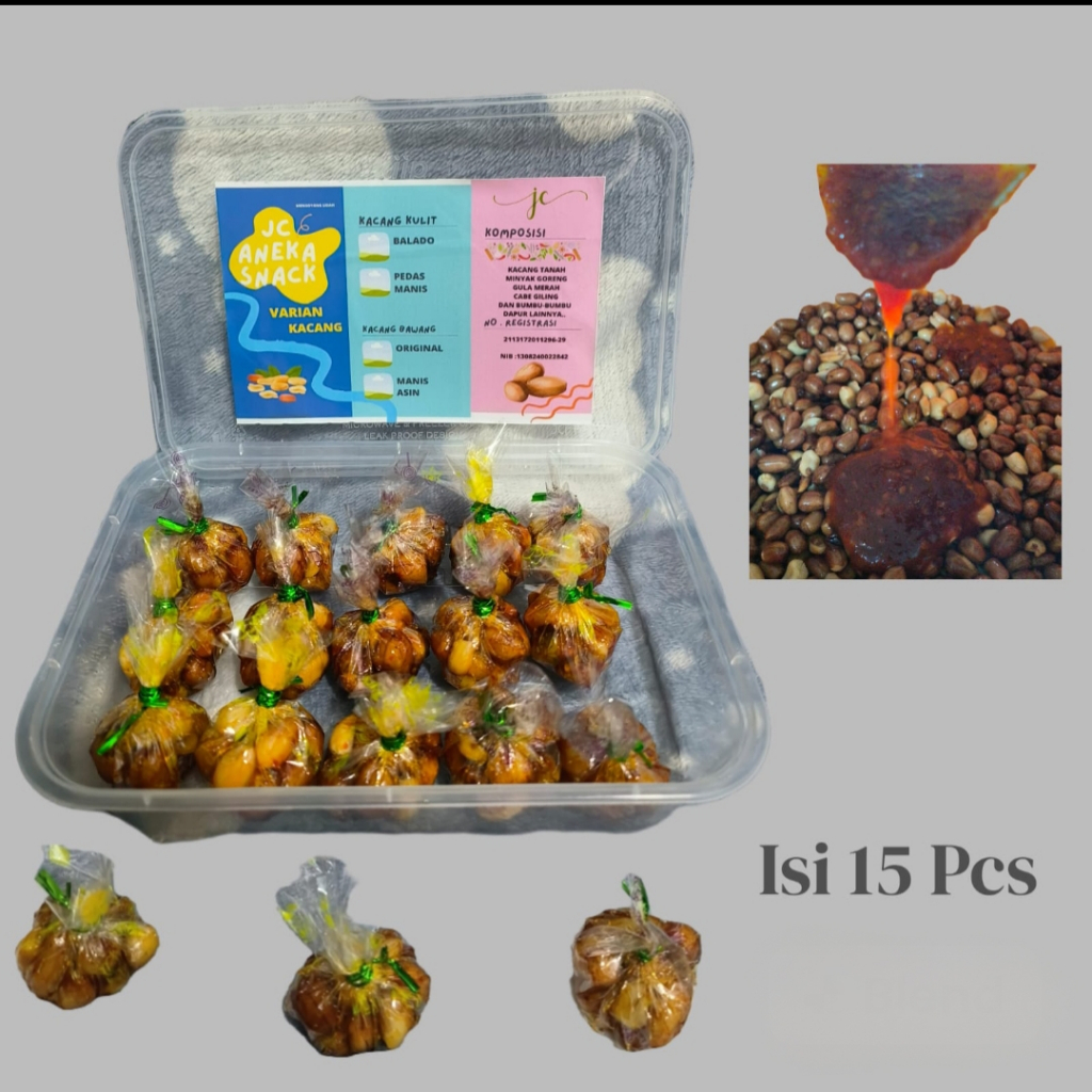 

Kacang Balado Pedas Manis 15 Pcs / Box