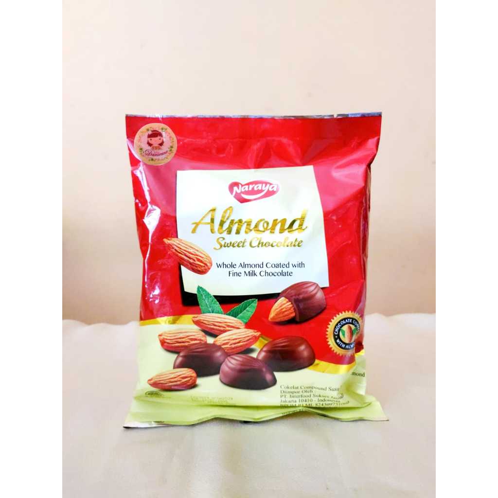 

.Coklat Import I Naraya Almond Sweet Chocolate 250gr ( DS Bgr )