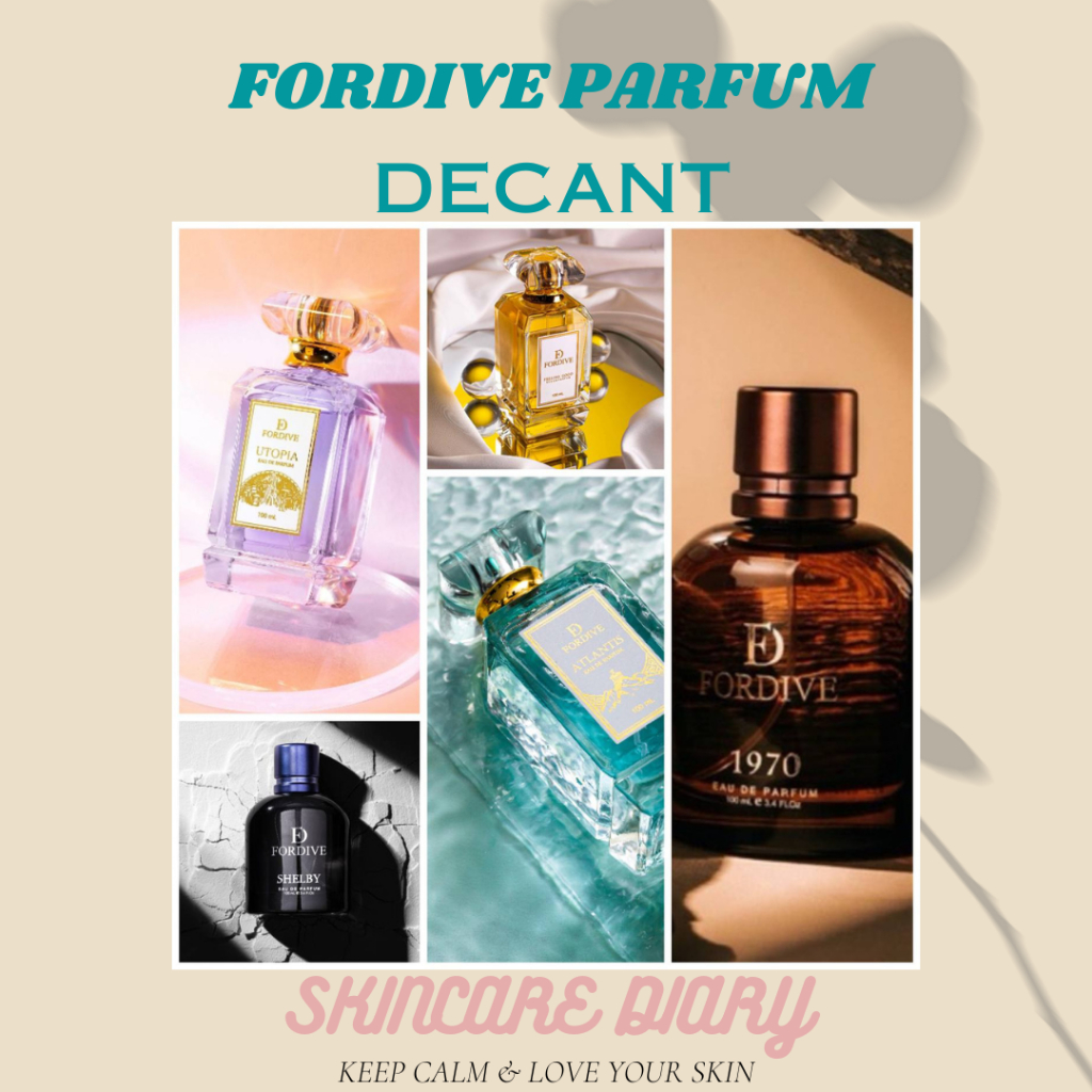 Decant Fordive Eau De Parfum Shelby Utopia 1970 Feeling Good Atlantis Love Yourself Majestic