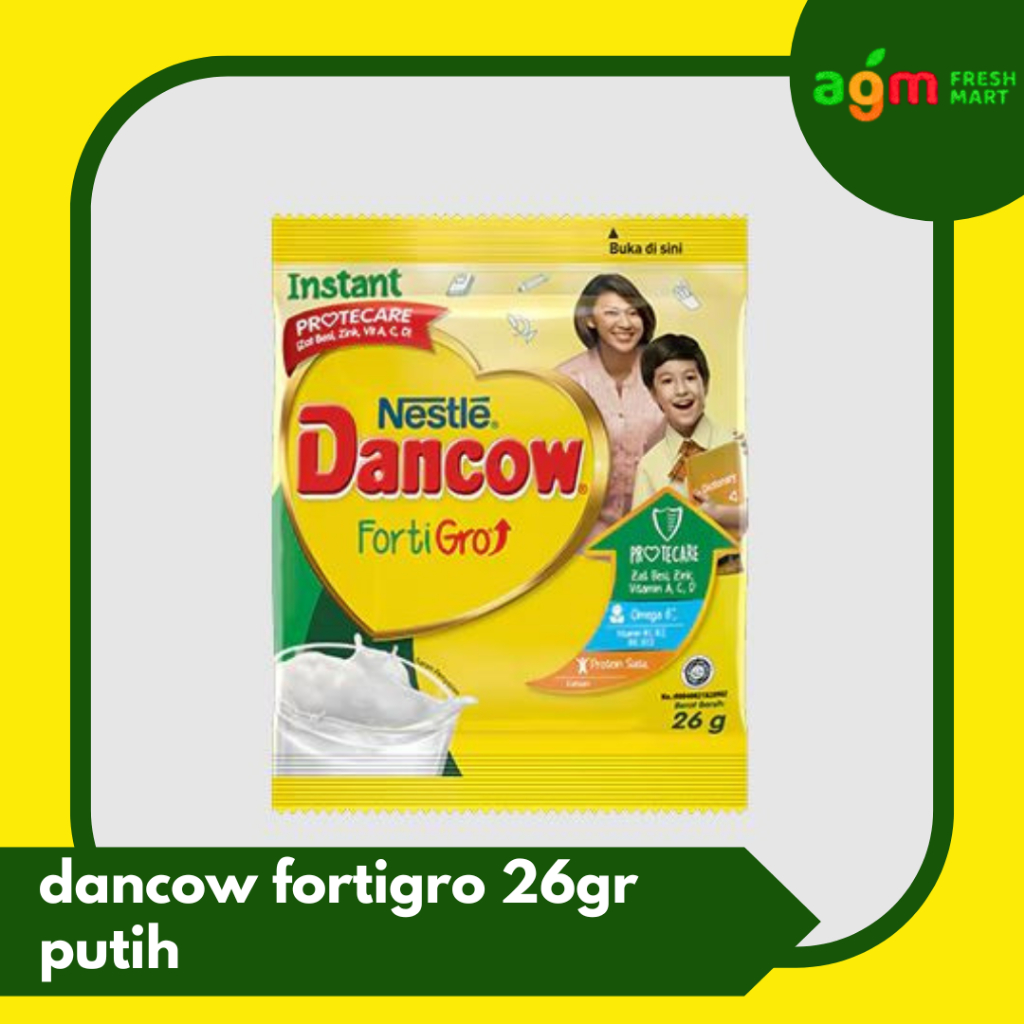 

Susu Dancow FortiGro PUTIH Renceng isi 10 Sachet